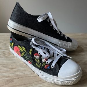 Ninety Union Embroidered Sneakers